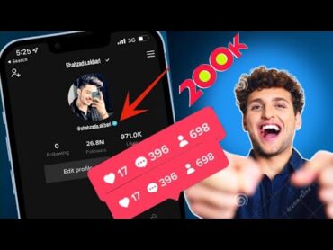 چگونه در تیک تاک فالور رایگان بگیریم  افزایش و زیاد کردن فالور تیک تاک Increase TikTok followers