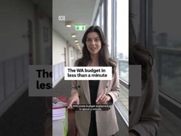 The WA State Budget in less than a minute  ABC News