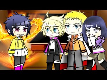 Naruto&39;s family react to Himawari // Two Blue Vortex //Gacha React