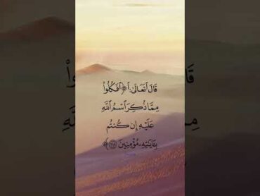 سمي إسم الله/ سورة الأنعام بصوت سعد الغامدي