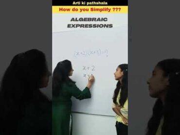 🤔How to simplify algebraic expressions??? Algebraic Expressions/Short Tricks shorts shortsfeed