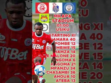 Kikosi Cha Simba Leo Dhidi Ya Azam Fc Mechi Ya Ligi Kuu NBC 2024/2025 Simba SimbaSc AzamTv NbcPl