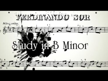 Guitar Archives: F. Sor, Study in B Minor, Op. 35, 22  Sheet Music