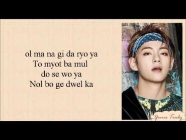 BTS  spring day [easy lyrics]