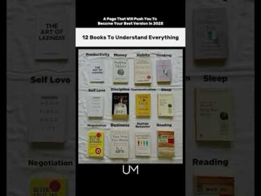 Want to Understand Everything? Start with These 12 Books! 📖💡 SelfGrowth shorts