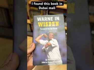 I found this book in Dubai mall sachintendulkar warneiseisden shortsfeature shortvideo shorts