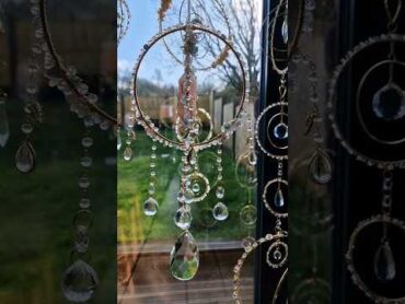 New floral suncatcher tutorial coming to our patreon this week! floral suncatcher crystal diy