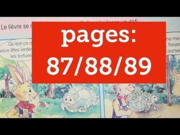 فرنسية سنة ثانية متوسط صفحة 89/88/87 من الكتاب المدرسي français 2am pages 87/87/89