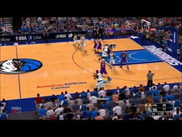 NBA 2K14  Los Angeles Lakers vs Dallas Mavericks Gameplay [HD]