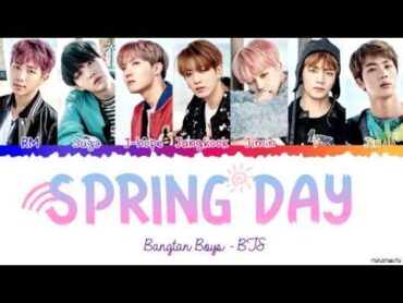 BTS (방탄소년단) &39;Spring Day&39; (봄날) 🌸 Lyrics [Color Coded Han Rom Eng]