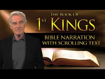 The Book of 1st Kings  Bible Narration with Scrolling Text (Contemporary English Bible)