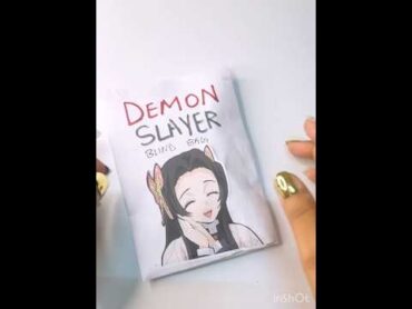 Demon slayer blindbag & game book귀멸의 칼 날 블라인드백 게임북 demonslayer blindbaggamebook papercraft