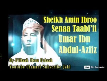 Seenaa Taabi&39;ii Umar Ibnu Abdul Aziiz Shek Amiin Ibroo