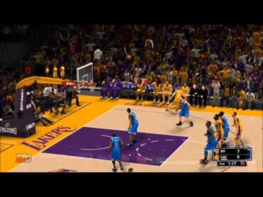 NBA 2K14  New York Knicks vs Los Angeles Lakers Gameplay [HD]