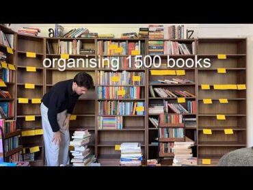 organising 1500+ books in my new home library