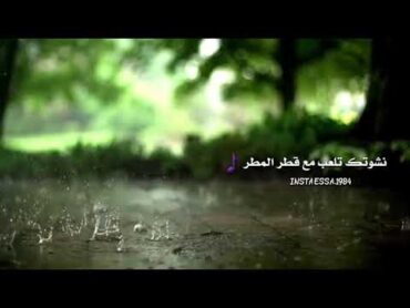 نشوتك تلعب مع قطر المطر 🎵