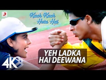 Yeh Ladka Hai Deewana: 4K Video  Shah Rukh Khan, Kajol Udit Narayan Alka Yagnik  KKHH