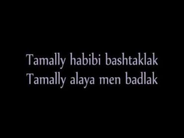 Amr Diab  Tamally Maak lyrics