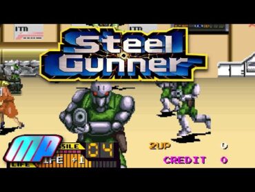 Steel Gunner (Arcade) Playthrough Longplay Retro game