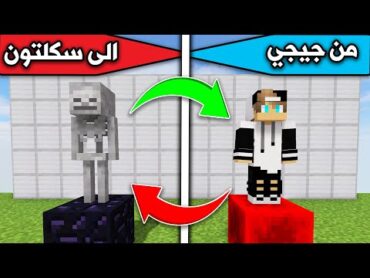 ماين كرافت : تحولت الى سكلتون💀 والمفاجأة😲 Minecraft