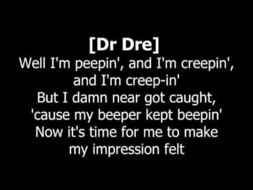 Dr. Dre & Snoop Dogg  Nuthin&39; But A G Thang (Lyrics)