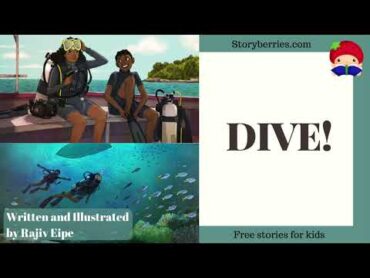 DIVE!  Animated Picture Book  Read along with English subtitles Environment  Storyberries.com