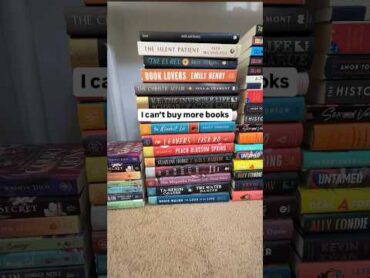 I can’t buy more books until I read at least 10 from this pile booktube bookhaul bookfinds