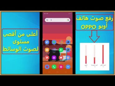 رفع صوت OPPO فوق اقصى مستوى لصوت الوسائط مع زيادة دقة وجودة الصوت وتحويله لثلاثى الابعاد