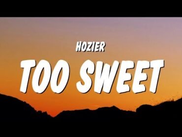 Hozier  Too Sweet (Lyrics) "you&39;re too sweet for me i take my whiskey neat"