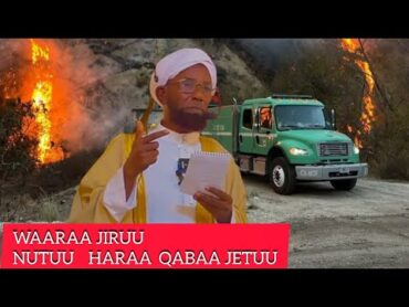 Sheikh Amin Ibro Waaraa Jiruu Karakaa Qabanaa Je&39;euu Rabbin Ibidaafi Qilesaan 10 Jan 2025