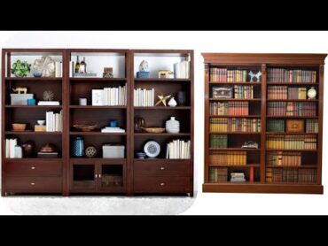 40+ Wooden bookcase designs  Bookshelf design ideas  Modern bookshelf, Antique book shelf