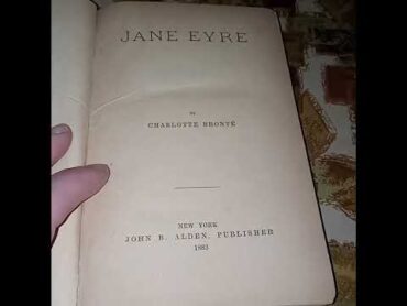 All the books I own 193: "Jane Eyre" by Charlotte Brontë (1883)