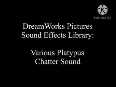 DreamWorks Pictures Sound Effects Library: Various Platypus Chatter Sound