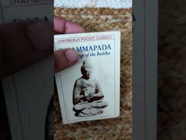 Dhammapada pocket book. booktube pocketbook buddhism buddha buddhasayings dhammapada review