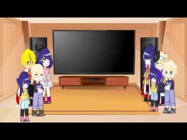 NaruHina and InoHima react to random tiktok with Himawari adult and InoHima&39;s children