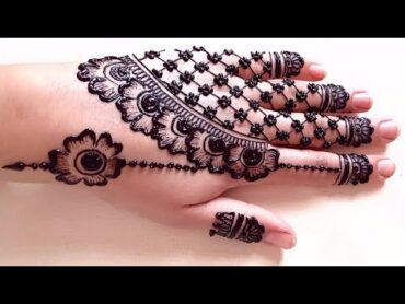 Beautiful mehndi design Back hand Simple and Stylish Mehndi 2025