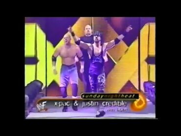 Grandmaster Sexay & Steve Blackman vs XPac & Justin Credible   Heat April 1st, 2001