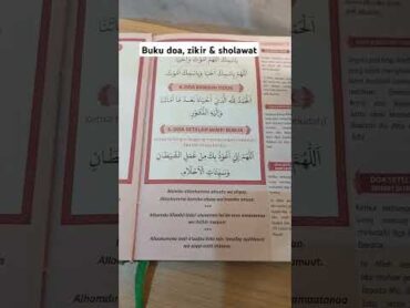 Buku doa, zikir & sholawat buku doa doaharian