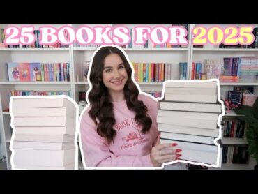 25 BOOKS I WANT TO READ IN 2025 🌷  📖 🕯️