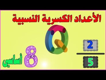 اصلاح تمارين كتاب الرياضيات ثامنة أساسي  الاعداد الكسرية النسبية