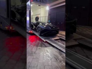 $18.9 Million Dollar Bugatti La Voiture Noire being delivered! 🤯 shorts