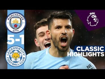 AGUERO SCORES 4!  Sergio demolished Leicester February 10th, 2018!  Classic Extended Highlights