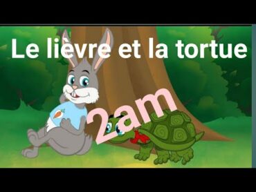 le lièvre et la tortue 2am avec un dialogue. الأرنب و السلحفاة