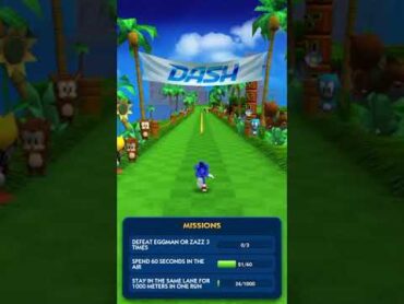 Sonic Dash but with only the sound effects