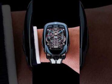 The Jacob & Co. x Bugatti Chiron Tourbillon  Blue Titanium.