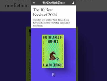 New York Times Top 10 Books of 2024  Featuring 2 Riverhead Titles! booktube nytimes fiction