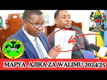 AJIRA MPYA ZA WALIMU 2024 WALIMU KUFANYA MITIHANI KABLA YA AJIRAajira za walimu 2024/2025