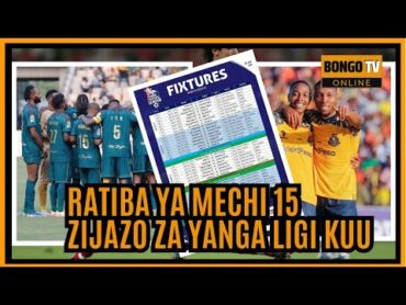 Ratiba ya MECHI 15 zijazo za YANGA SC  NBC Premier League