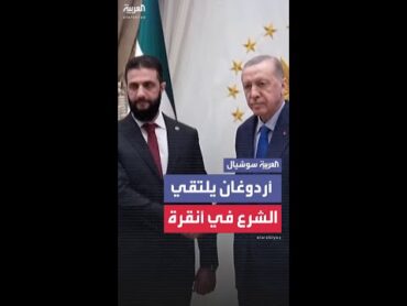 الرئيس التركي أردوغان يلتقي نظيره السوري أحمد الشرع في أنقرة