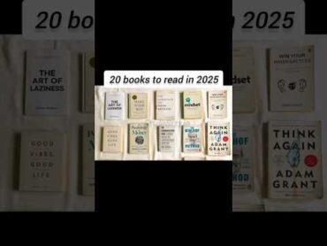 20 BOOKS to read in 2025 books booklover wisewords bookworm selfimprovement besmarter book